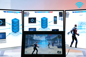 游戏联机示意图